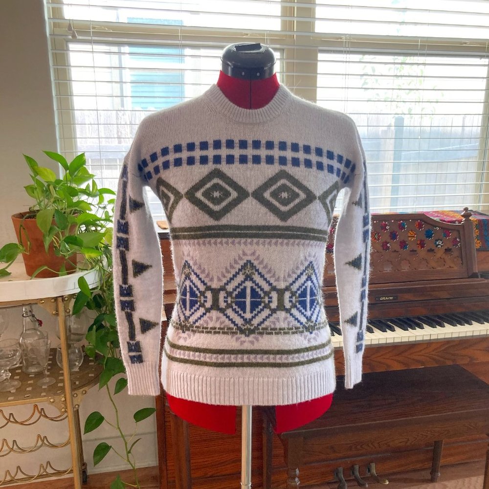 J. Crew Geometric Patterned Sweater - image 1